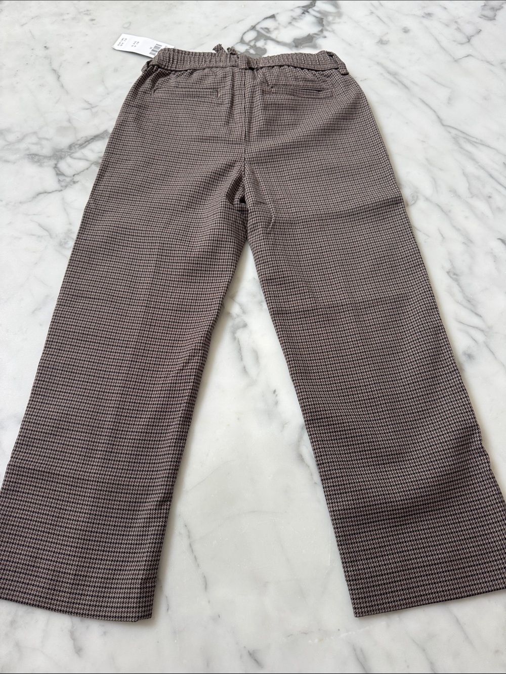abercrombie kids Brown Houndstooth Drawstring Chinos - Picture 4 of 4
